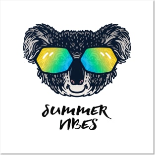 Summer Vibes Koala Posters and Art